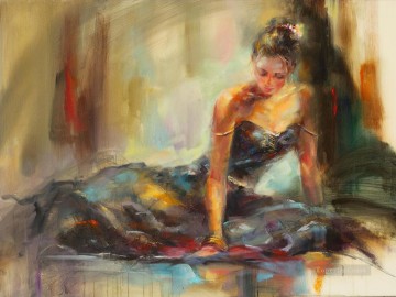 Mujer Painting - Hermosa Chica Bailarina AR 04 Impresionista